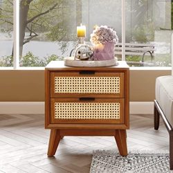 Bme Jasper Deluxe Rattan Nightstand